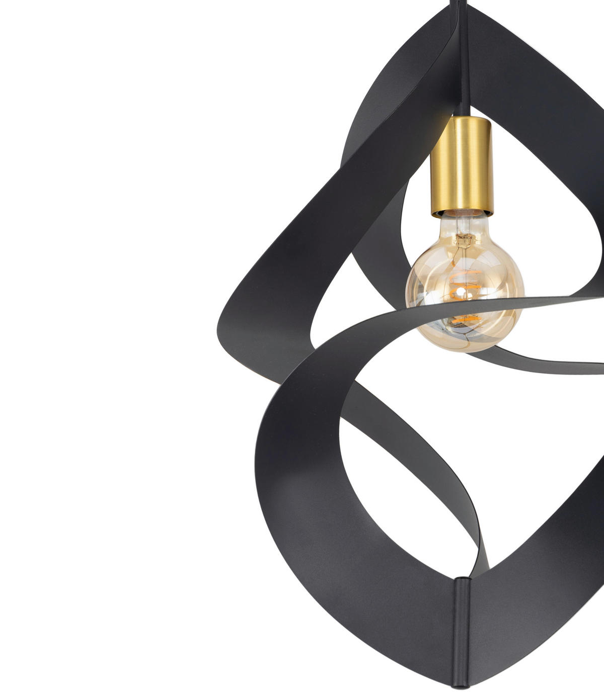 DECKENLEUCHTE 35/60 cm   - Goldfarben/Schwarz, Design, Metall (35/60cm) - Collet's Monde