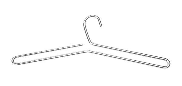KLEIDERBÜGEL Metall  - Chromfarben, Metall (45cm) - Carryhome