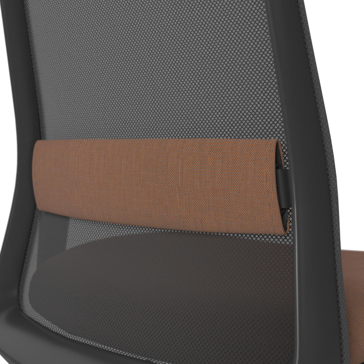 DREHSTUHL Schwarz, Dunkelbraun  - Dunkelbraun/Schwarz, MODERN, Kunststoff/Textil (70/103-115/70cm)