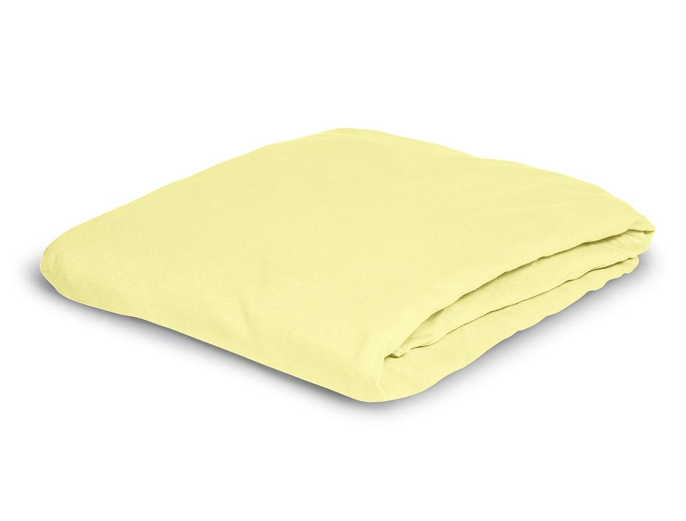 SPANNBETTTUCH Jersey  - Limette, KONVENTIONELL, Textil (150/200cm) - Irisette