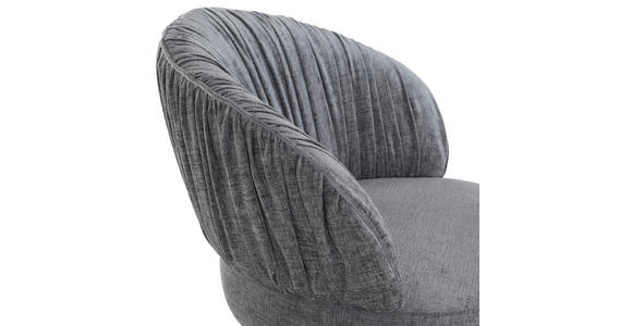 STUHL - Schwarz/Grau, Design, Textil/Metall (63/82/65cm) - Novel