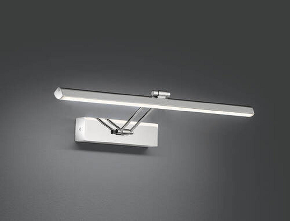LED-WANDLEUCHTE - Chromfarben, Design, Metall (4/60cm) - Fischer & Honsel