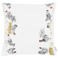 KISSENHÜLLE 46/46 cm  - Schwarz/Weiß, Basics, Textil (46/46cm) - Novel