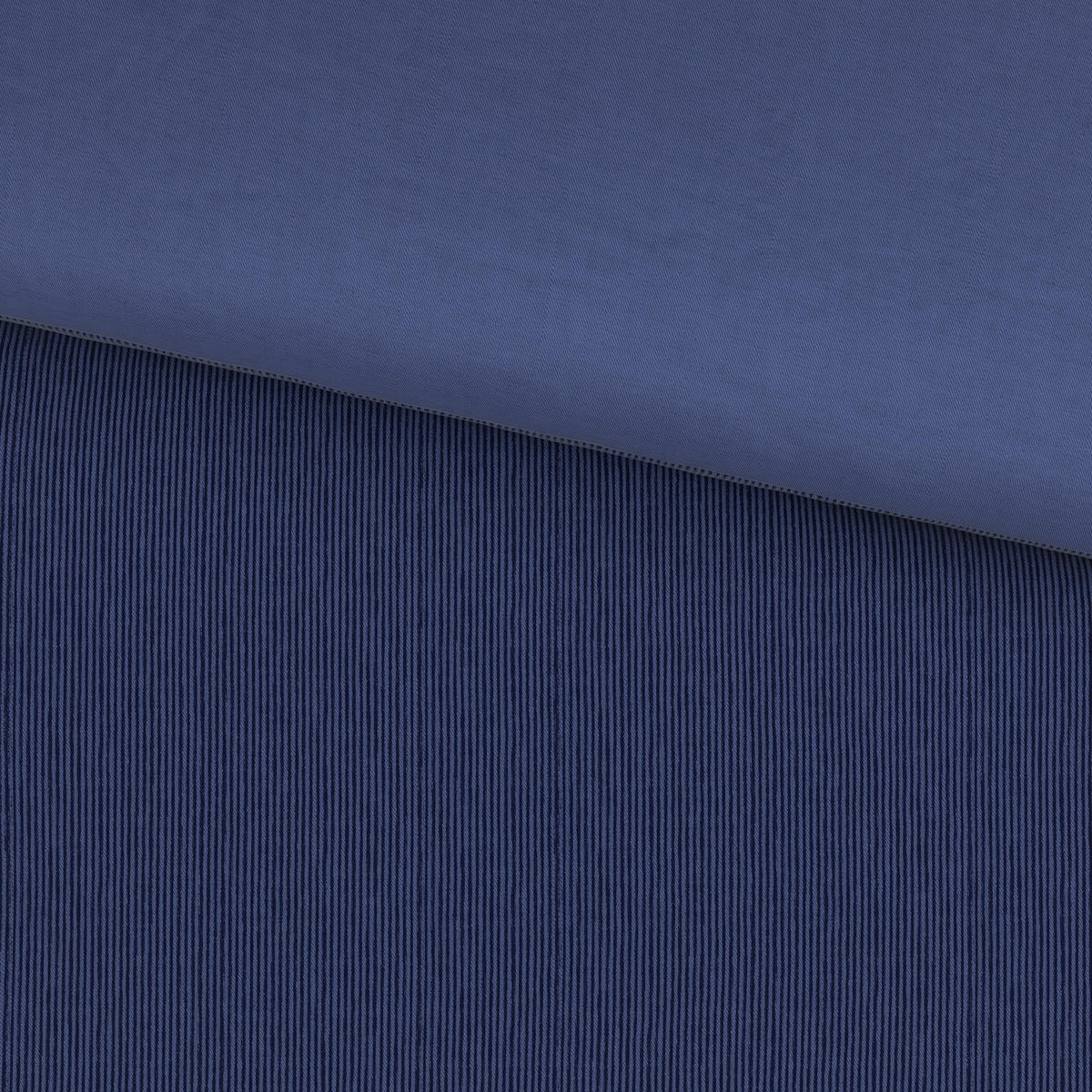 WENDEBETTWÄSCHE Satin 200/200 cm  - Dunkelblau, Textil (200/200cm) - Bio:Vio