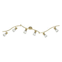 LED-STRAHLER - Messingfarben, Lifestyle, Glas/Metall (180cm) - Trio Leuchten