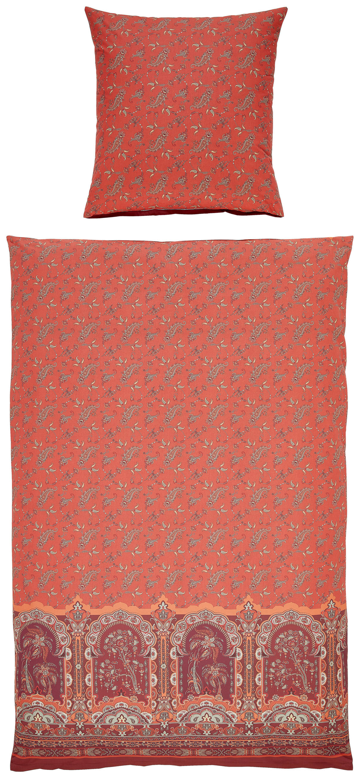 BETTWÄSCHE NORMANNI 155/220 cm  - Gelb, Basics, Textil (155/220cm) - Bassetti