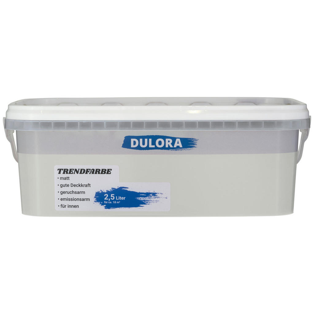 Wandfarbe Platin Matt 2,5 L für 18 M2 Dispersionsfarbe