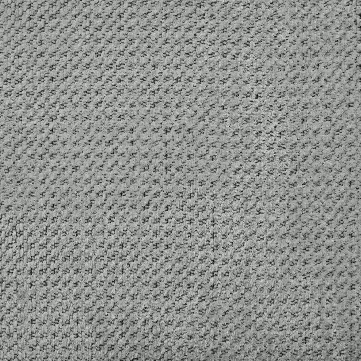 ECKSOFA Grau Chenille  - Schwarz/Grau, MODERN, Kunststoff/Textil (179/287cm) - Carryhome