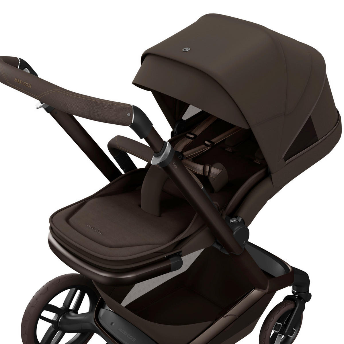 KINDERWAGEN Fame  - Braun, Basics, Kunststoff/Textil (61.5/110/95,5cm) - Maxi Cosi Pro