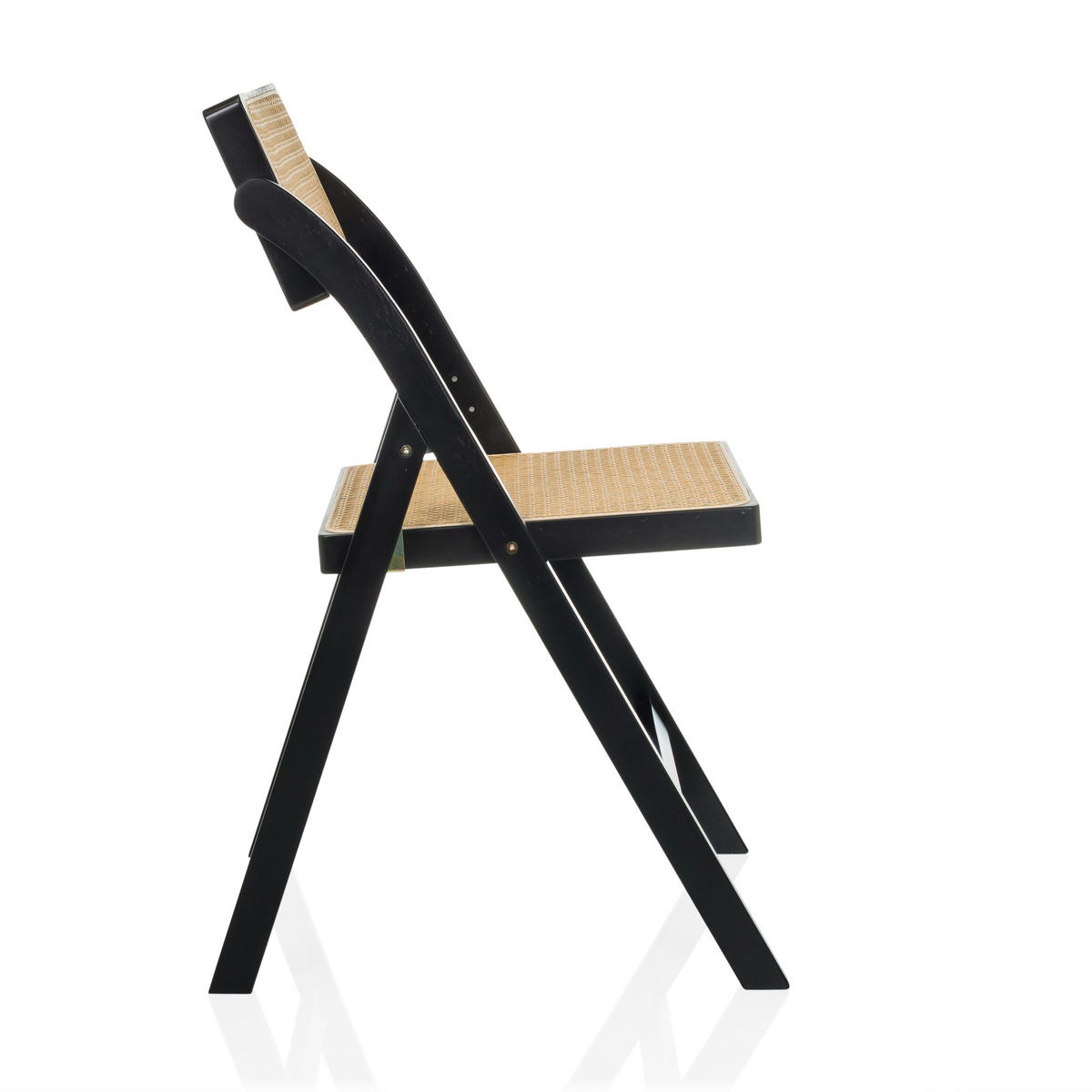 FÄLLSTOL i trä brun, svart  - brun/svart, Modern, trä (45,5/83,5/45cm) - MID.YOU