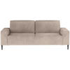 SCHLAFSOFA in Webstoff Hellbraun  - Hellbraun/Schwarz, Design, Textil/Metall (240/89/103cm) - Ti'me