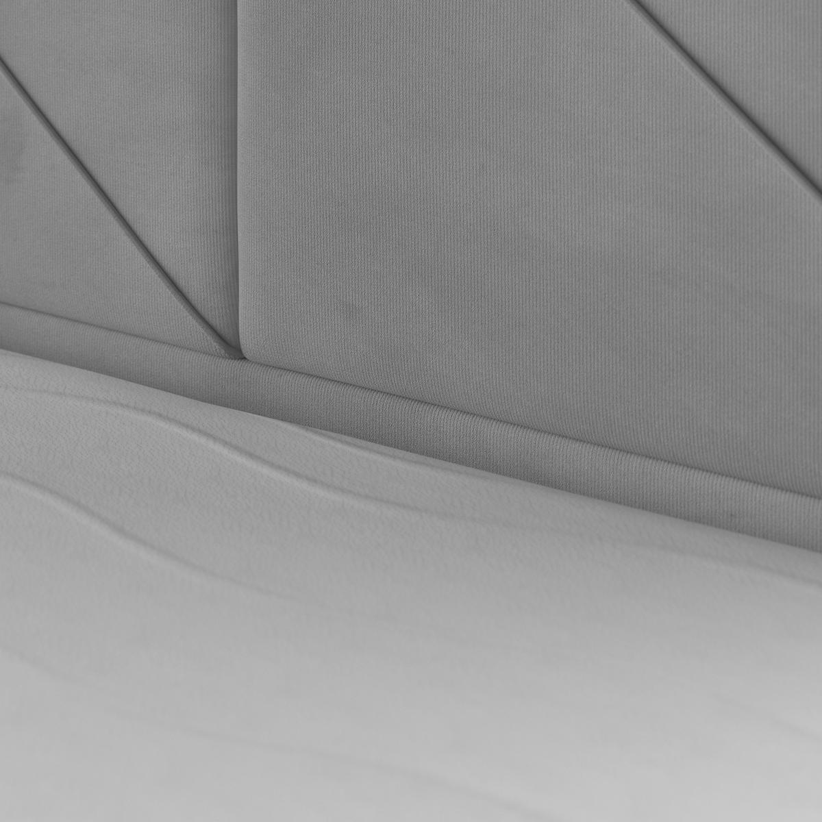 BOXSPRINGBETT 140/200 cm  in Hellgrau  - Hellgrau, Modern, Holz/Kunststoff (140/200cm) - MID.YOU