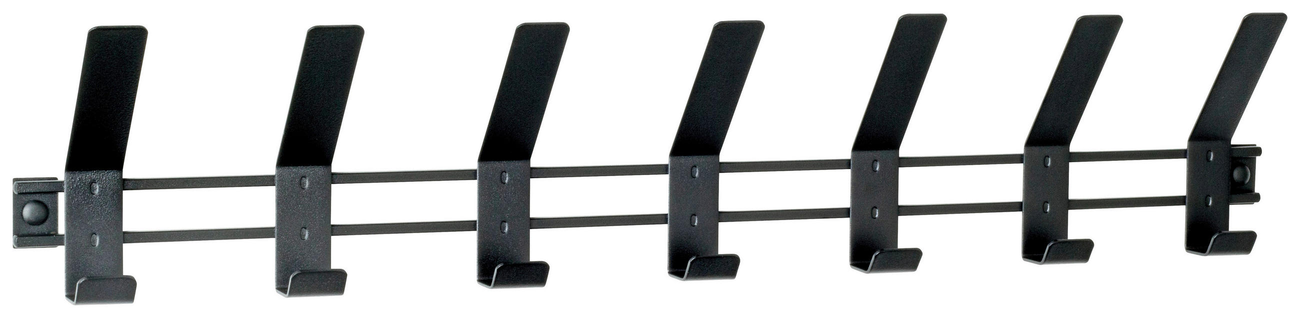 GARDEROBENLEISTE  in Schwarz  - Schwarz, MODERN, Metall (74/13/6cm)