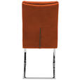 SCHWINGSTUHL in Stahl Mikrofaser - Chromfarben/Beige, Design, Textil/Metall (47/100/64cm) - Novel