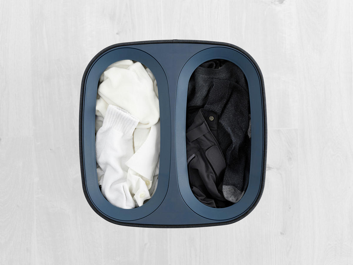 KOŠARA ZA PERILO - črna, Basics, tekstil (39,5/71/39,5cm) - Joseph Joseph