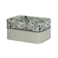 Cutie Pentru Etajeră 32/22/15 cm   - alb, Basics, lemn/textil (32/22/15cm) - Ambia Home