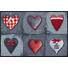 FUßMATTE 50/75 cm Graphik Grau, Rot - Rot/Grau, Basics, Kunststoff/Textil (50/75cm) - Esposa FUßMATTE 50/75 cm Graphik Grau, Rot - Rot/Grau, Basics, Kunststoff/Textil (50/75cm) - Esposa