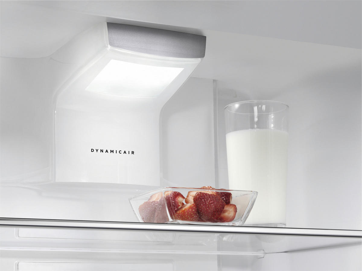 KÜHLSCHRANK 55,6/139,8/54,9 cm SFE814D9ZC  - Weiß, Basics, Glas/Metall (55,6/139,8/54,9cm) - AEG