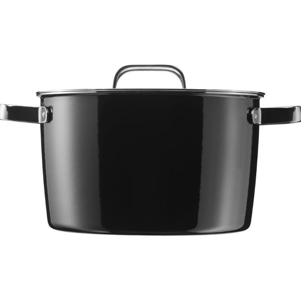 GRYTA FÖR KÖTT Fusiontec Aromatic 6,2 l  - stålfärgad/svart, Design, metall (24/15cm) - WMF