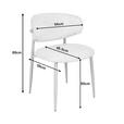 STUHL   Webstoff  Eichefarben, Beige  - Eichefarben/Beige, Design, Textil/Metall (54/80/59cm) - Novel