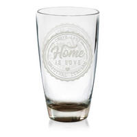 SKLENIČKA - bílá/čiré, Trend, sklo (370ml) - Homeware