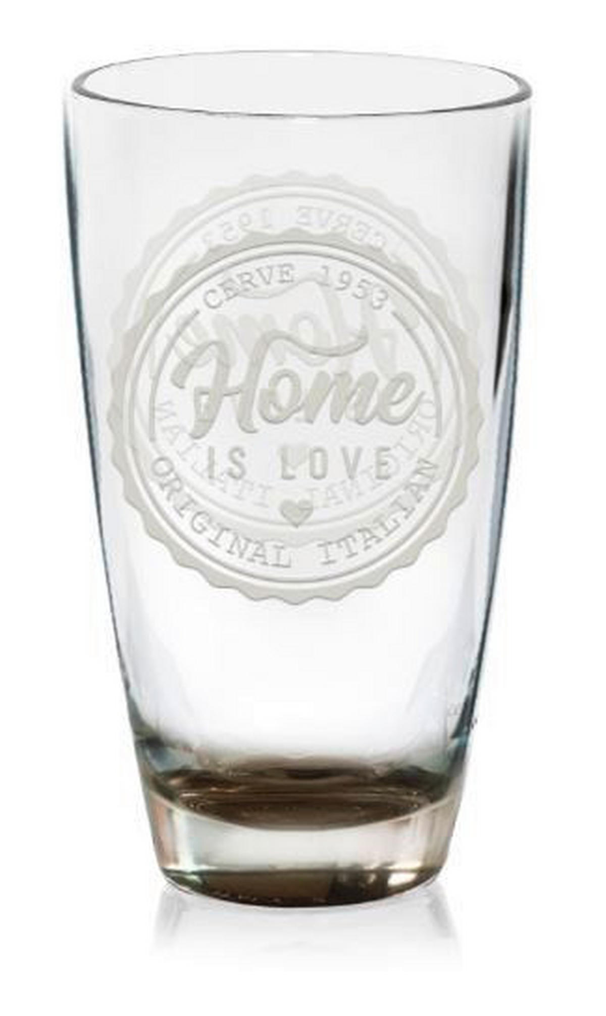 SKLENIČKA - bílá/čiré, Trend, sklo (370ml) - Homeware