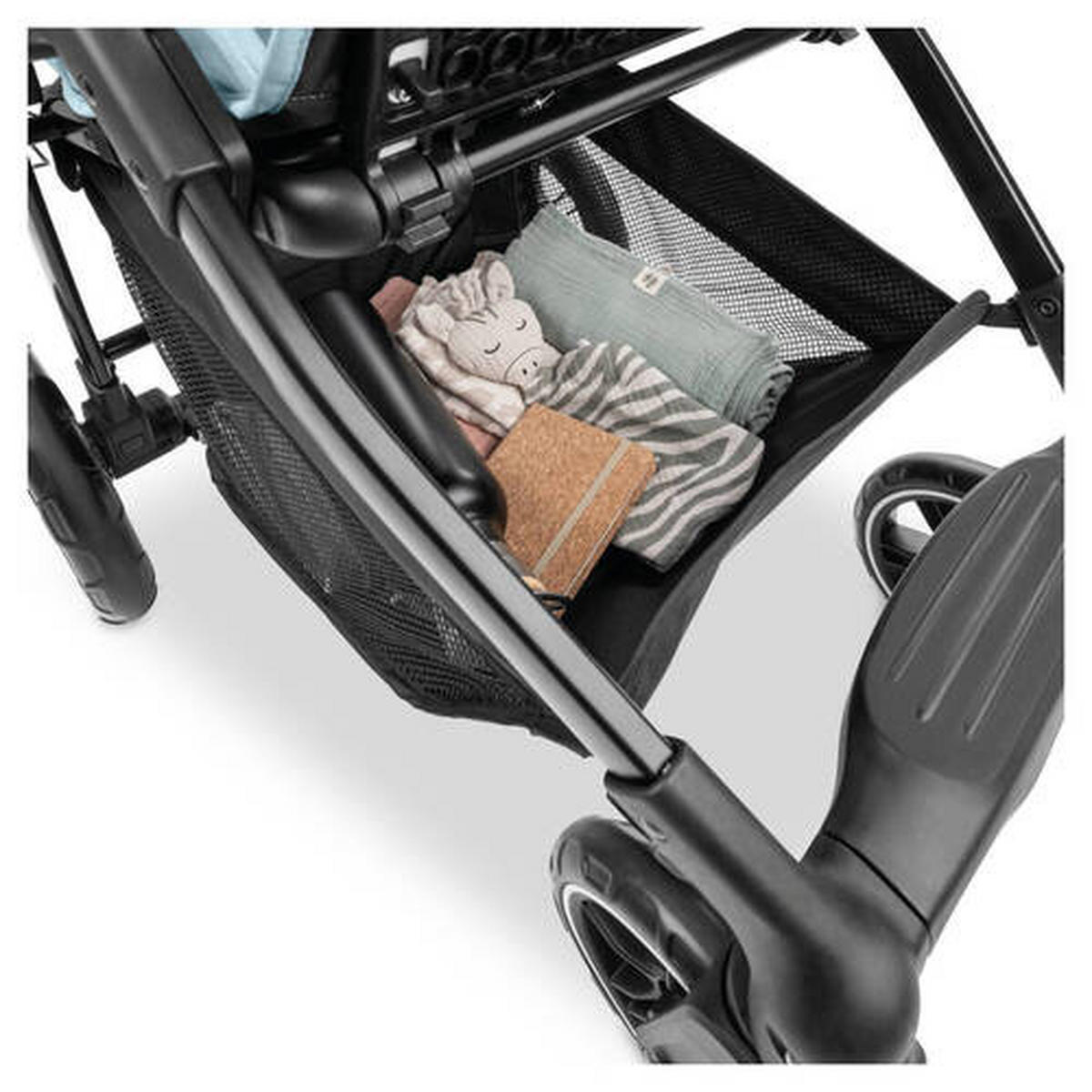 BUGGY Shop N Care  - Pastellblau/Schwarz, Basics, Kunststoff/Textil (40.5/104/51.5cm) - Hauck