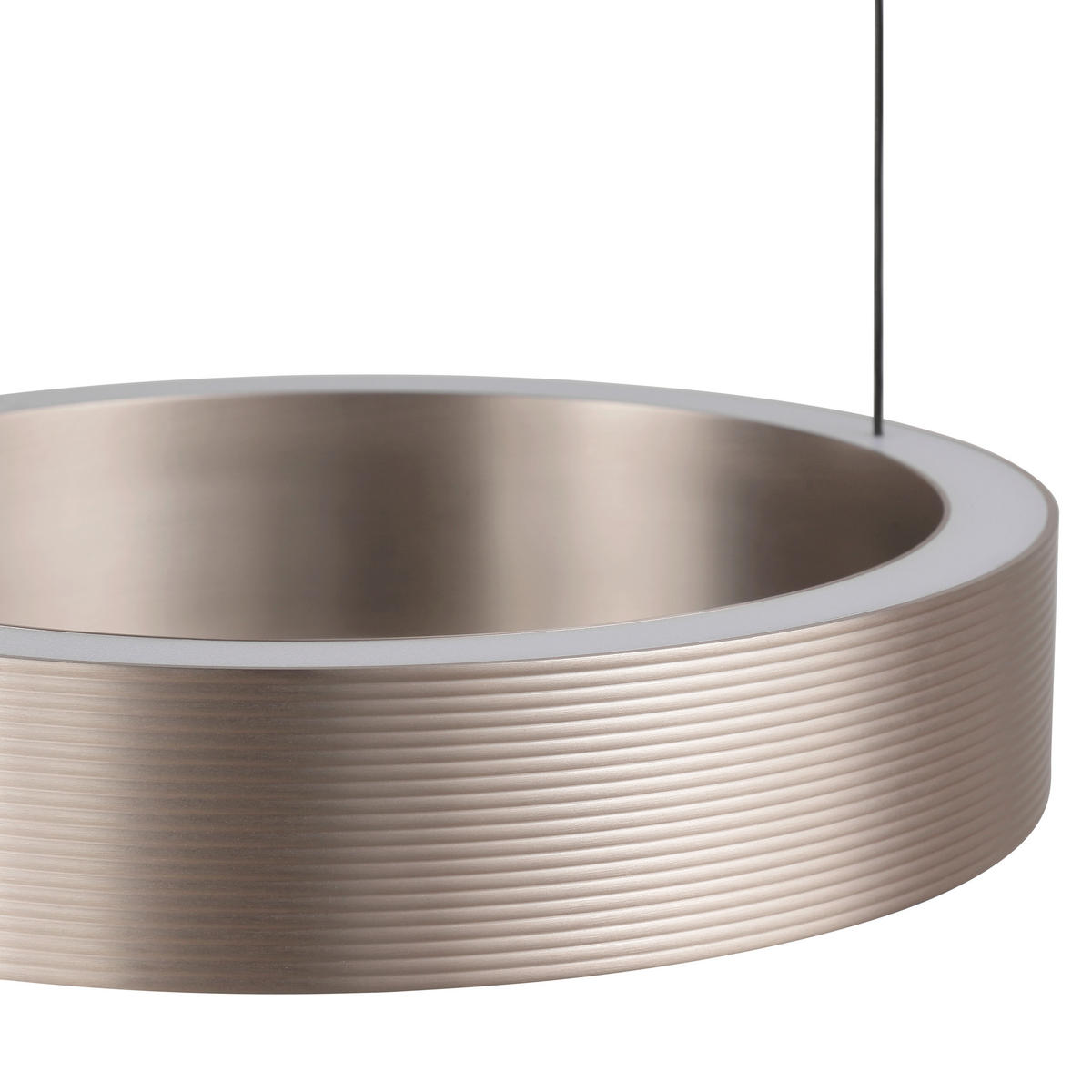 LED-PENDELLEUCHTE Axion 32/150/25 cm   - Schwarz/Braun, Design, Kunststoff/Metall (32/150/25cm) - Brilliant