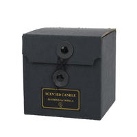 SVÍČKA VE SKLE S VÍČKEM  - Design (9,20/9,20/9,20cm)