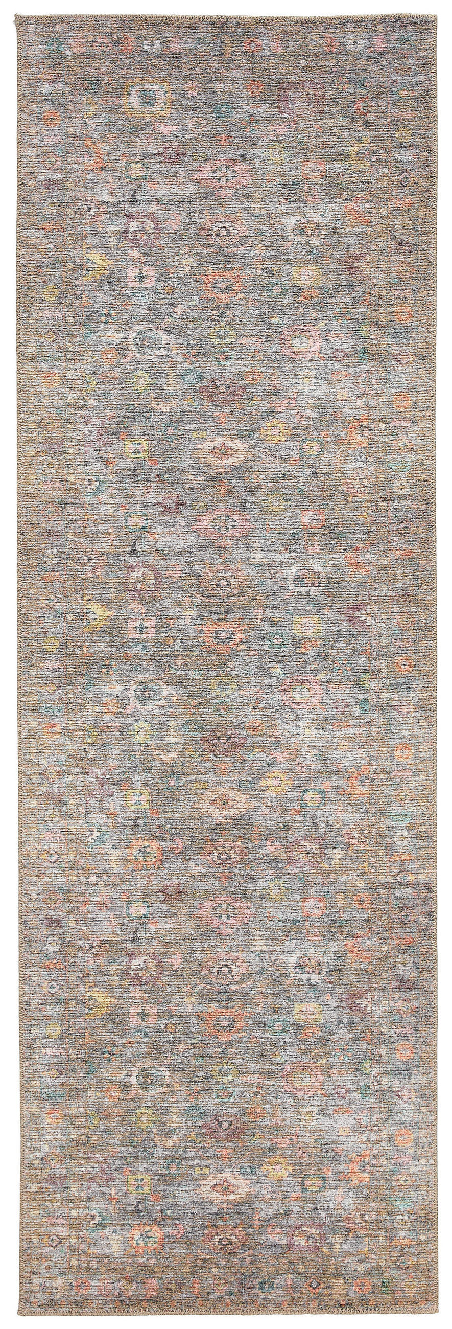 Novel Vintage-Teppich Grau 76x240 cm