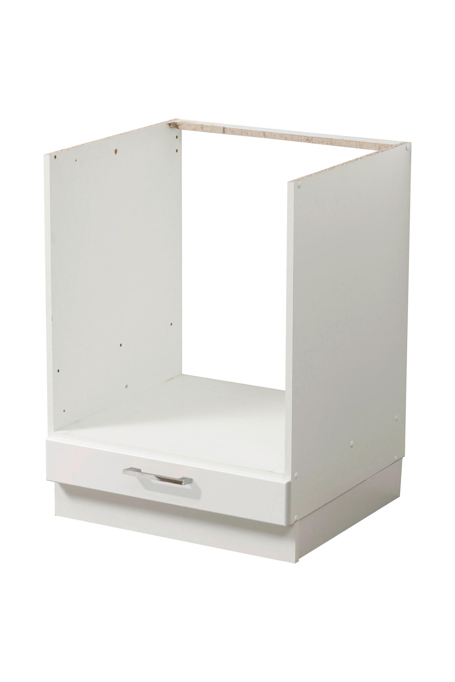 KONYHAI ALSÓSZEKRÉNY - fehér, Basics, faalapú anyag (60/55/82cm) - Carryhome