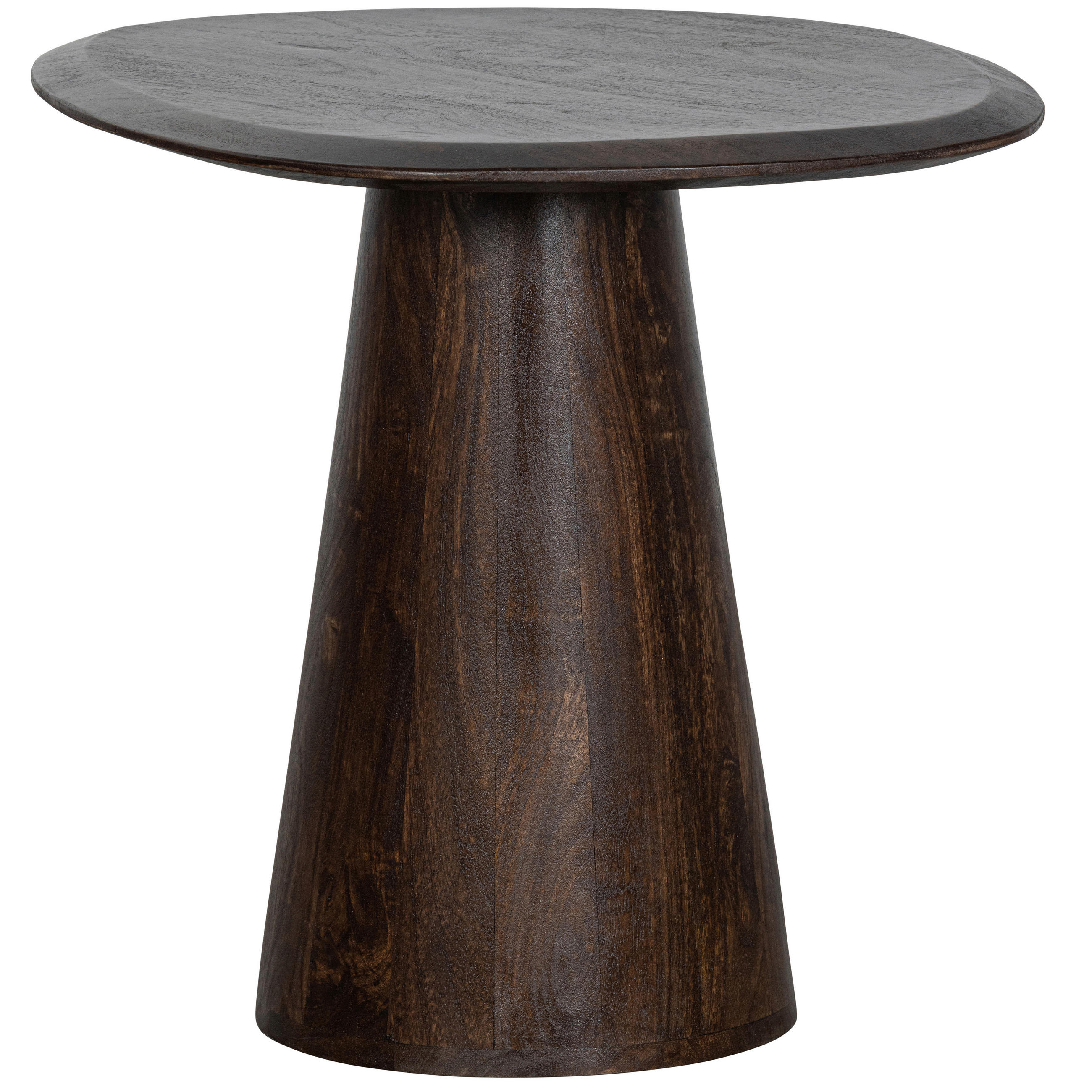COUCHTISCH Posture Mangoholz massiv 60/53/51 cm organisch Walnussfarben  - Walnussfarben, Design, Holz (60/53/51cm) - Livetastic