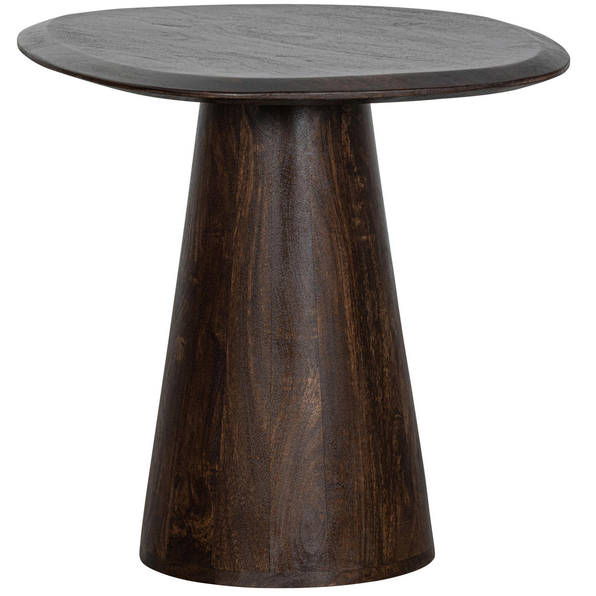 COUCHTISCH Posture Mangoholz massiv 60/53/51 cm Freiform Walnussfarben  - Walnussfarben, Design, Holz (60/53/51cm) - Livetastic