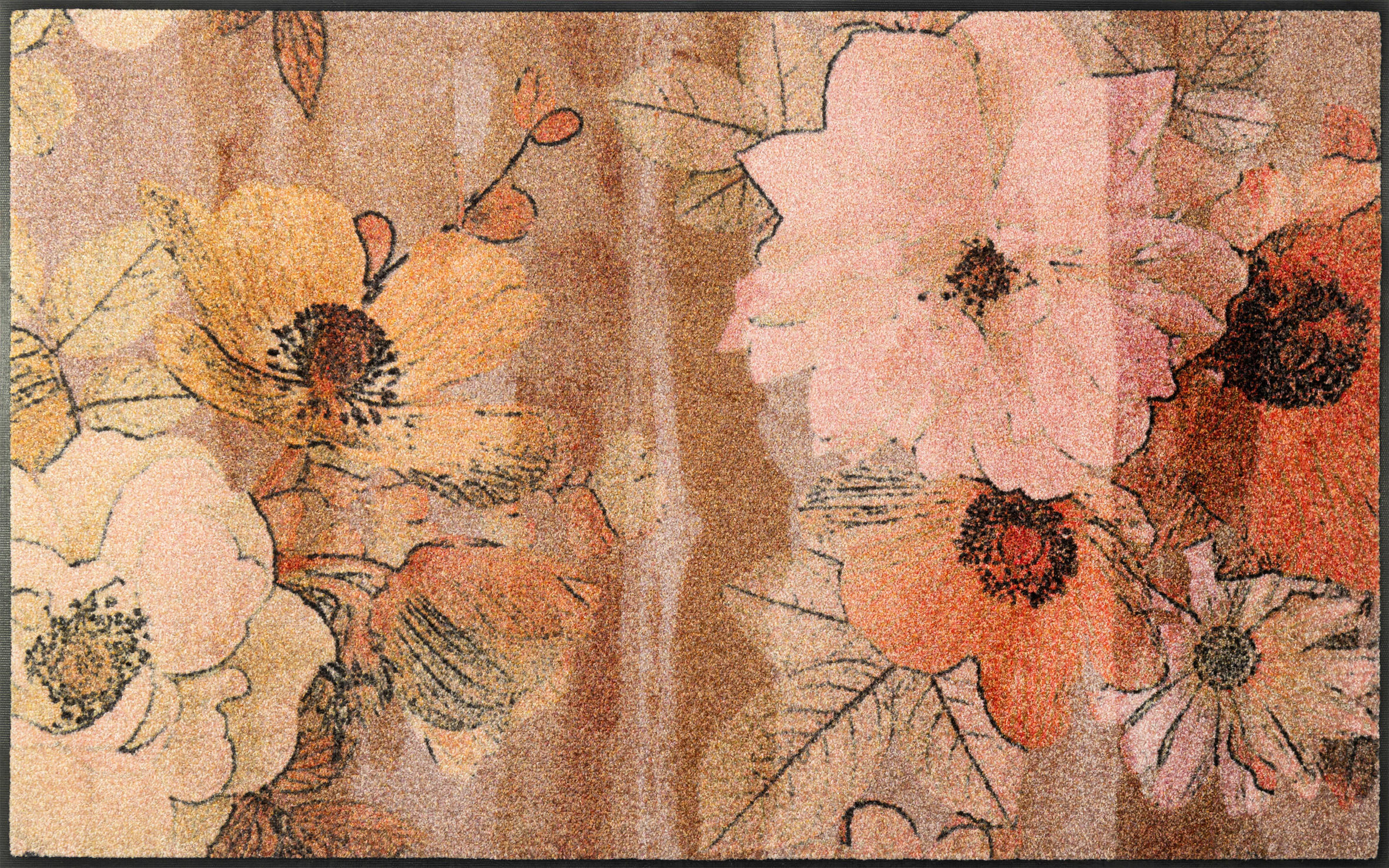 LÄUFER 75/120 cm Multicolor  - Multicolor, LIFESTYLE, Kunststoff/Textil (75/120cm) - wash+dry