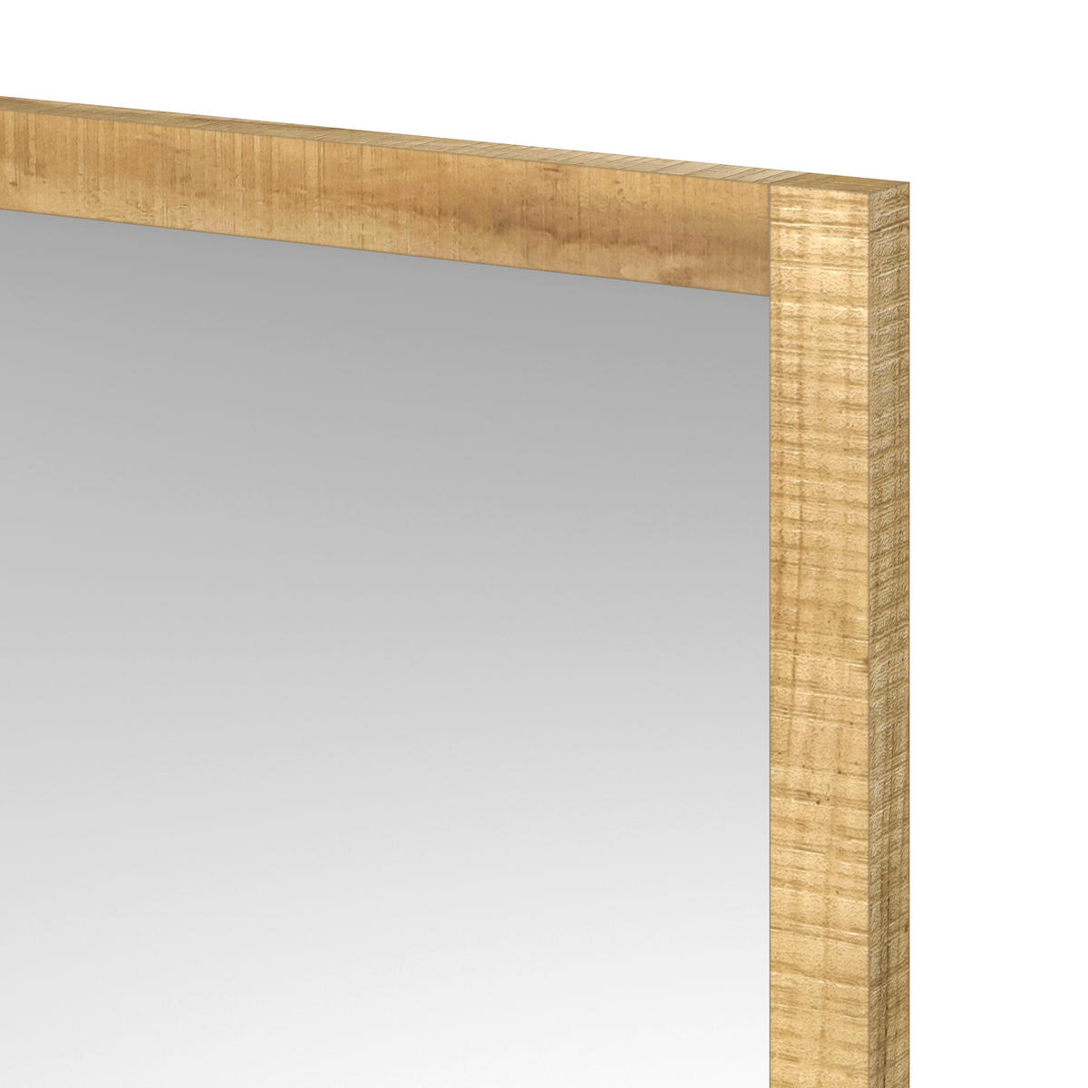 BADEZIMMERSPIEGEL 65/80/16 cm  - Akaziefarben, Natur, Glas/Holz (65/80/16cm) - Livetastic