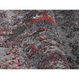 VINTAGE-TEPPICH 65/130 cm Timeline Quantum Grau, Hellrot  - Hellrot/Grau, Design, Textil (65/130cm) - Novel