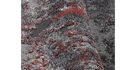 VINTAGE-TEPPICH 120 cm Timeline Quantum Grau, Hellrot - Hellrot/Grau, Design, Textil (120cm) - Novel