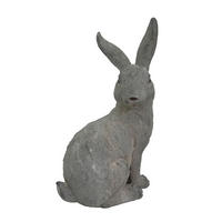 DEKOHASE - Grau, LIFESTYLE, Kunststoff (23,5/37,5/14,5cm)