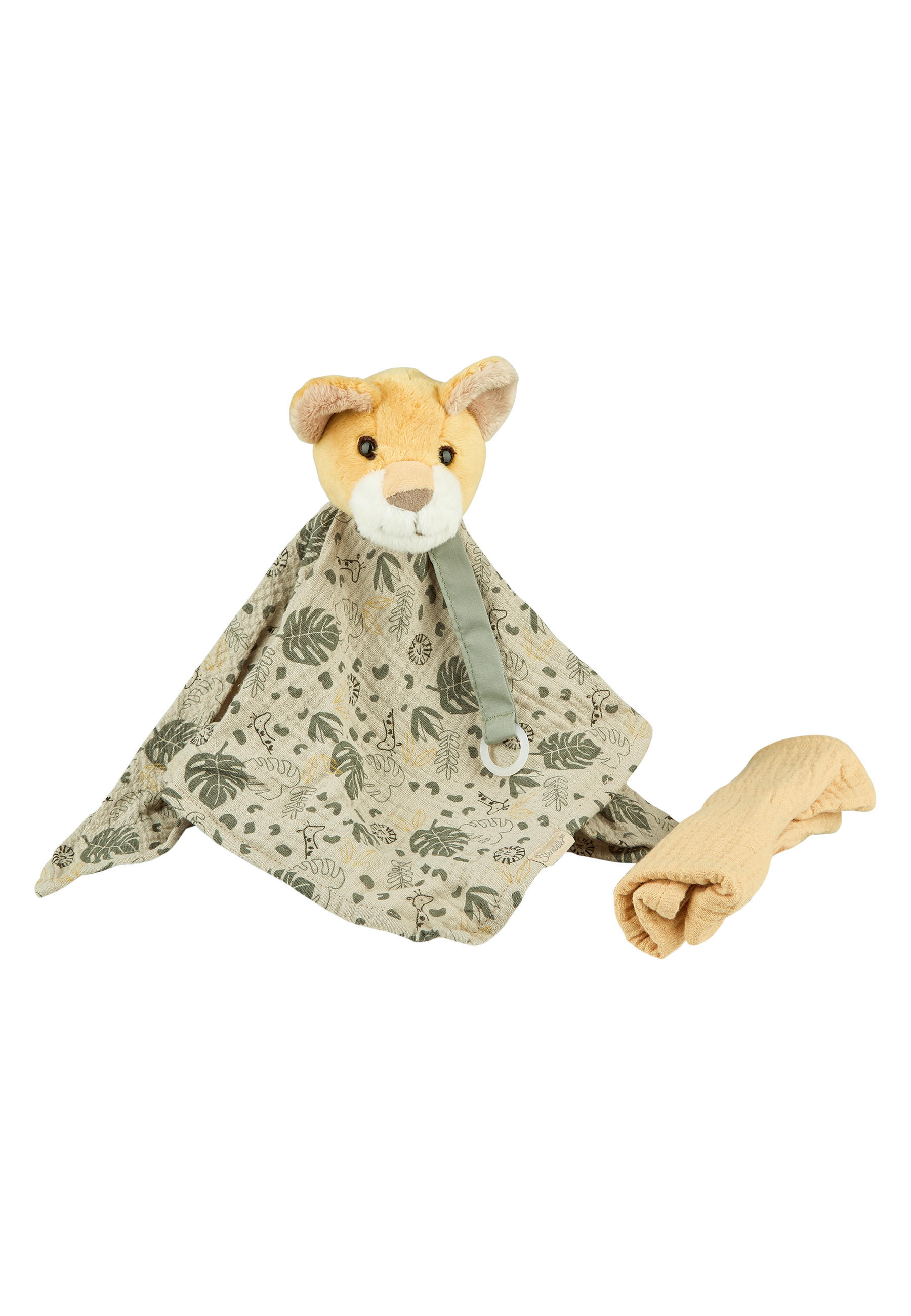 BABYGESCHENKSET 2-teilig Löwe Leo  - Mintgrau, Basics, Textil (36/45/8cm) - Sterntaler