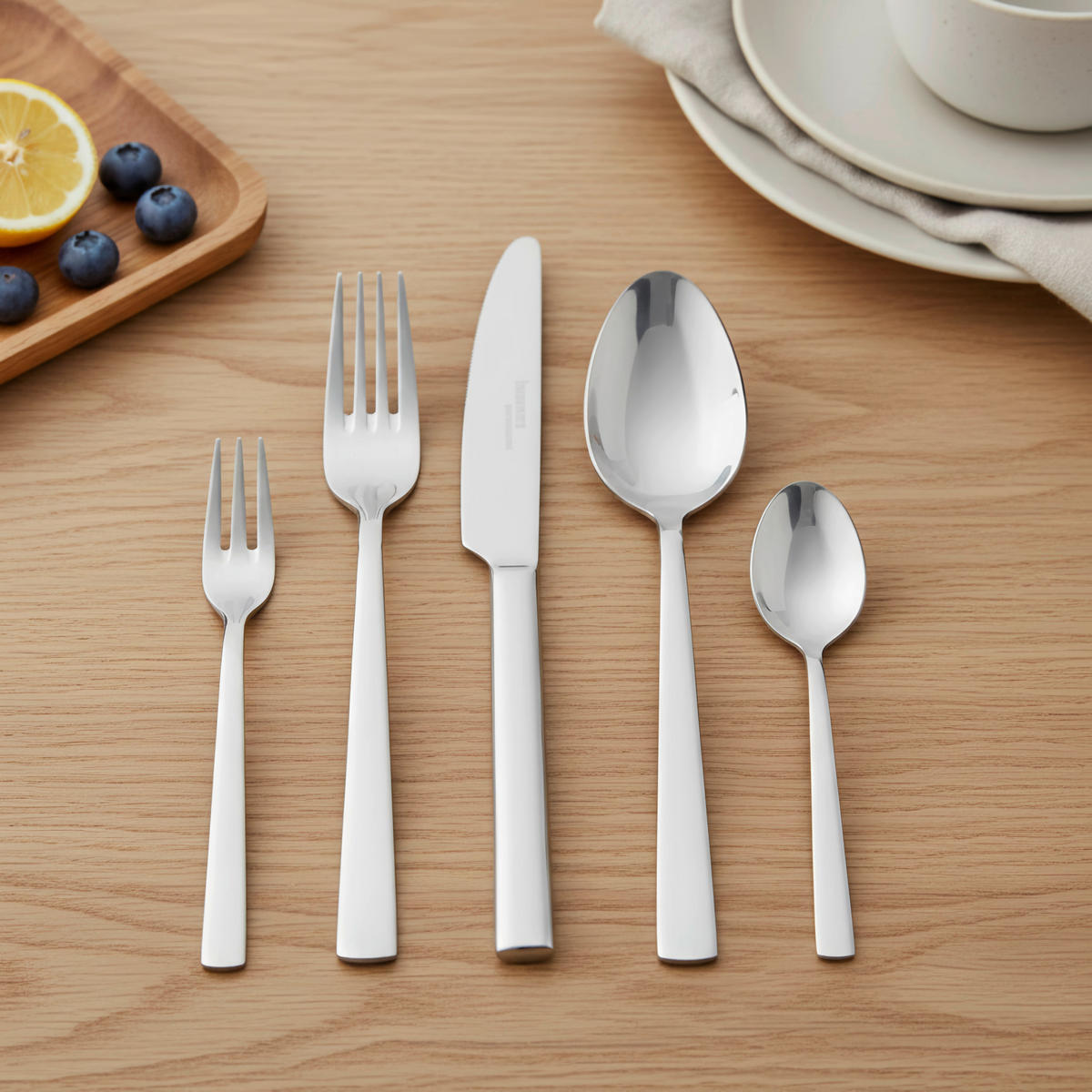 BESTECK-SET Belgrad 60-teilig Edelstahl  12 Personen  - Edelstahlfarben, Basics, Metall - Homeware Profession.
