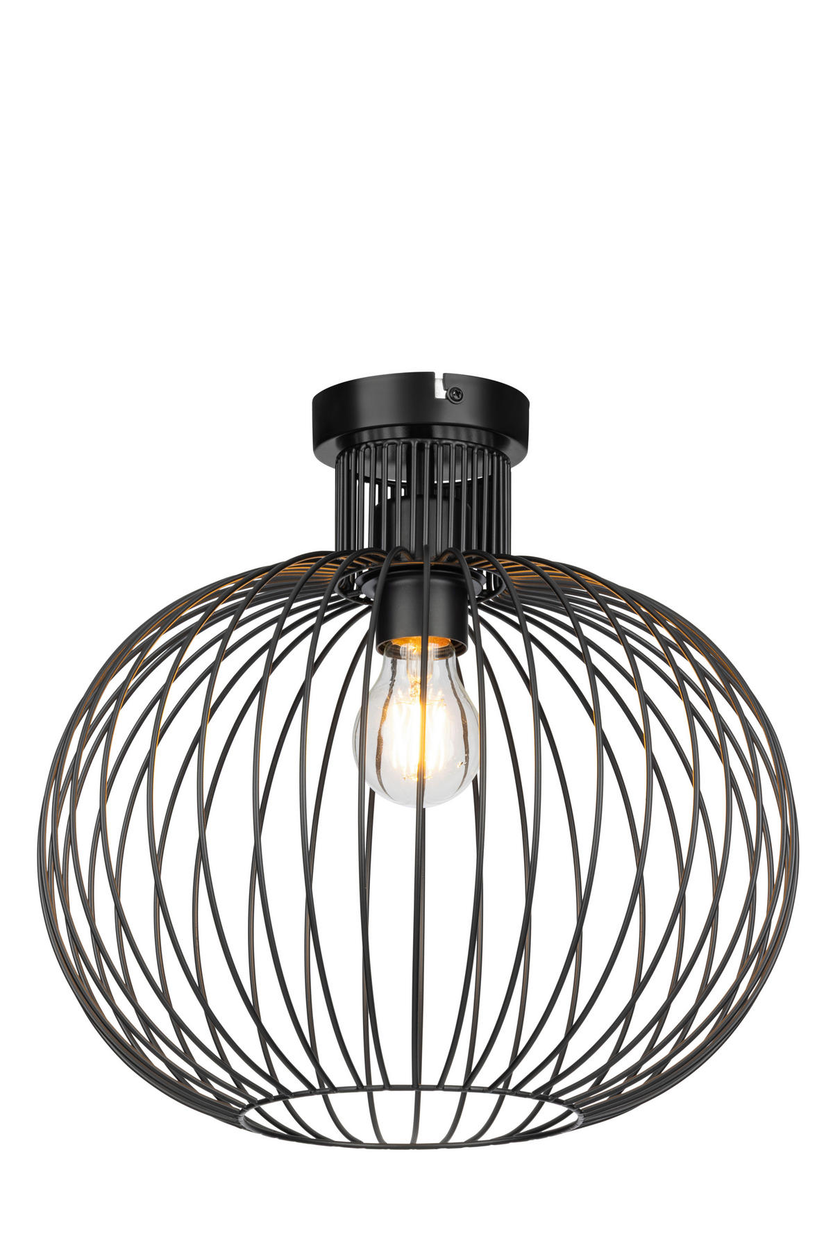 DECKENLEUCHTE 35/34 cm  - Schwarz, Trend, Metall (35/34cm) - Collett's Monde