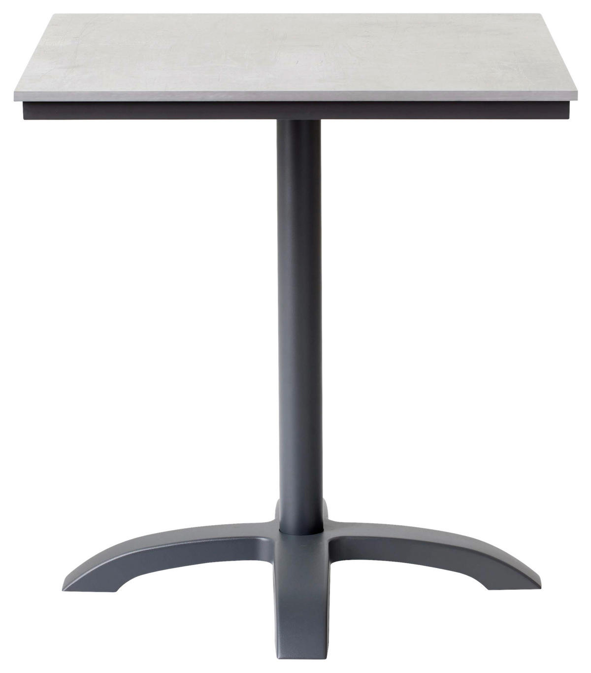 BISTROTISCH in Metall, Kunststoff 70/70/74 cm  - Anthrazit/Grau, Basics, Kunststoff/Metall (70/70/74cm) - Ambia Garden