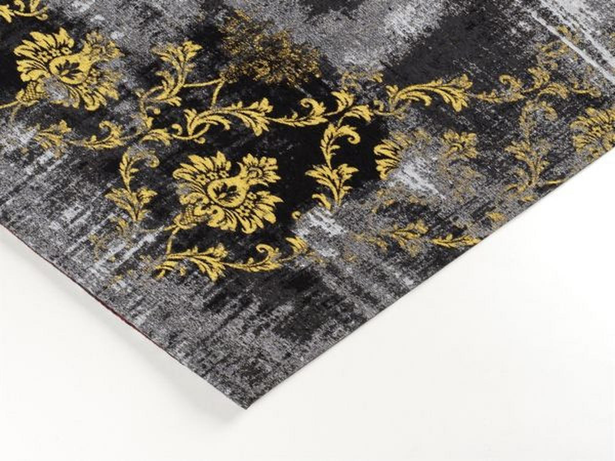 VINTAGE-TEPPICH 40/60 cm Diana Melody Gelb, Grau  - Gelb/Grau, Basics, Textil (40/60cm) - Novel