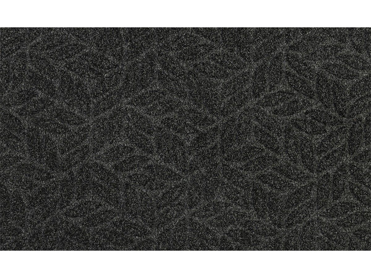 FUßMATTE  45/75 cm  Dunkelgrau  - Dunkelgrau, KONVENTIONELL, Kunststoff/Textil (45/75cm) - wash+dry