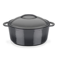 KOCHTOPF GREY SHADOW 4 L  - Grau, Basics, Metall (24/10cm) - GSW