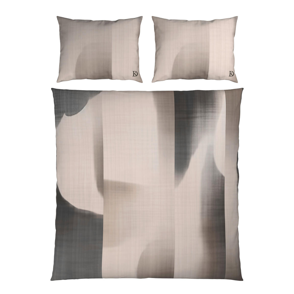 BETTWÄSCHE 3-teilig Satin 200/200 cm  - Grau, Design, Textil (200/200cm) - Dieter Knoll