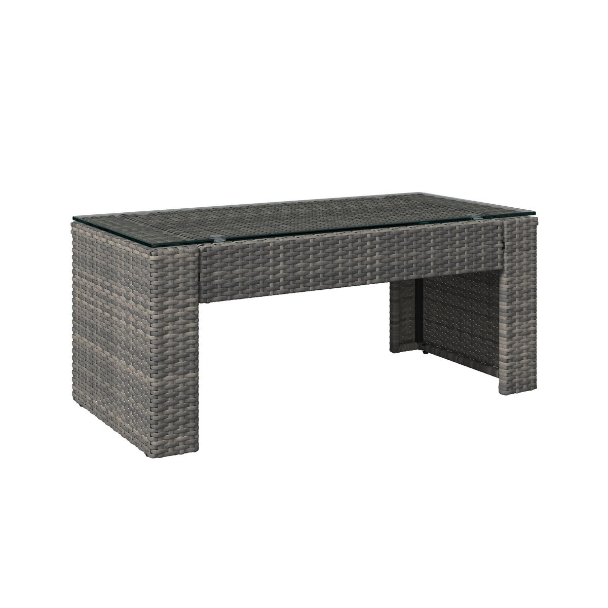 LOUNGEGARNITUR   192/65/82 cm Eisen  - Blaugrau/Grau, MODERN, Metall (192/65/82cm) - Ambia Garden