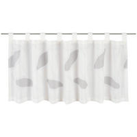 KURZGARDINE   150/60 cm   - Schwarz/Weiß, KONVENTIONELL, Textil (150/60cm) - Esposa