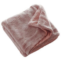 PLÉD, polyester, 130/170 cm - starorůžová/růžová, Konvenční, textil (130/170cm) - Tom Tailor
