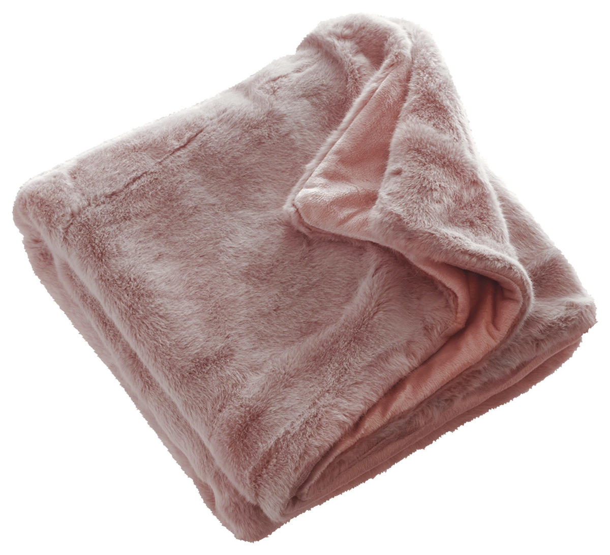 PLÉD, polyester, 130/170 cm - starorůžová/růžová, Konvenční, textil (130/170cm) - Tom Tailor